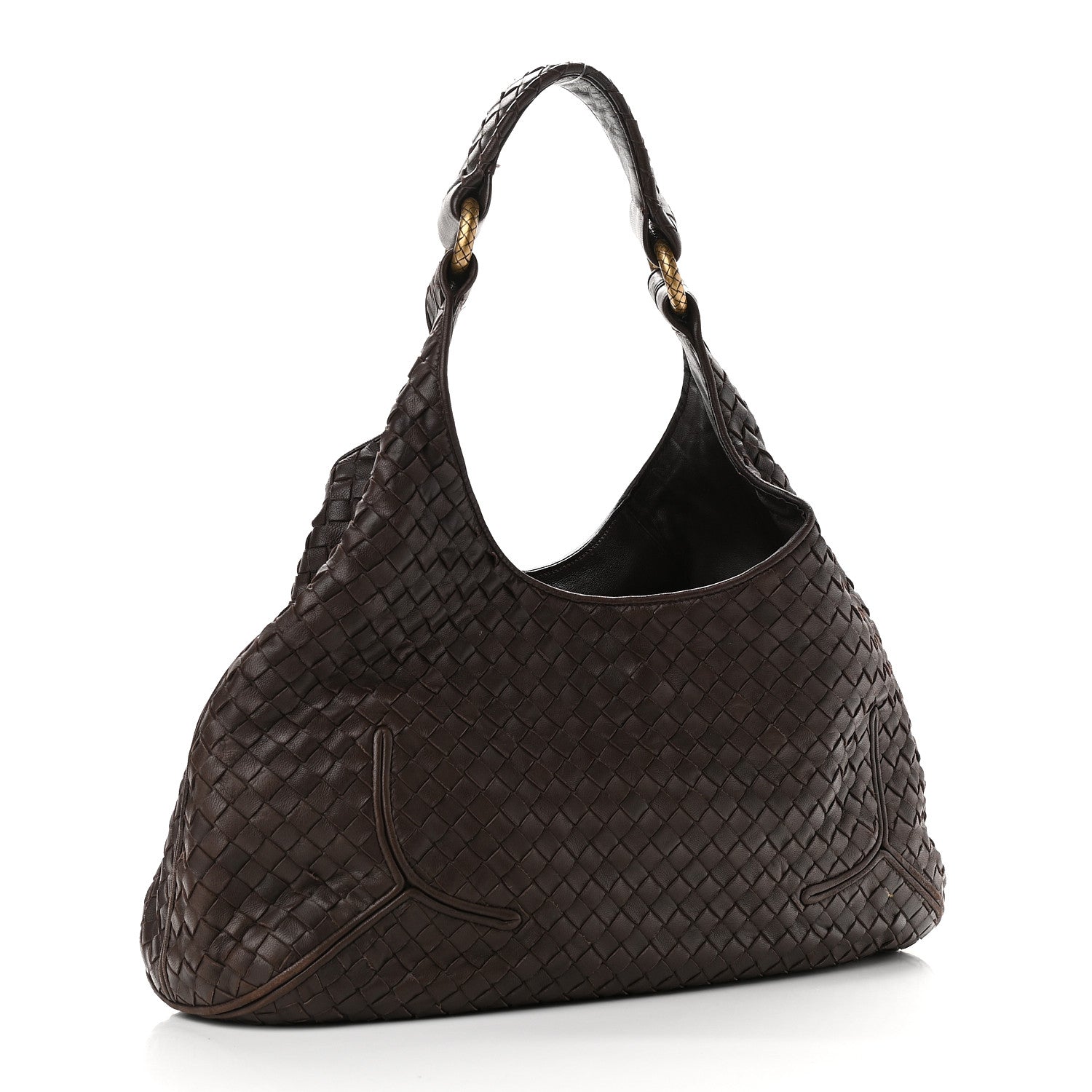 Bottega Veneta Nappa Intrecciato New Ball Hobo Ebano 4 of 12
