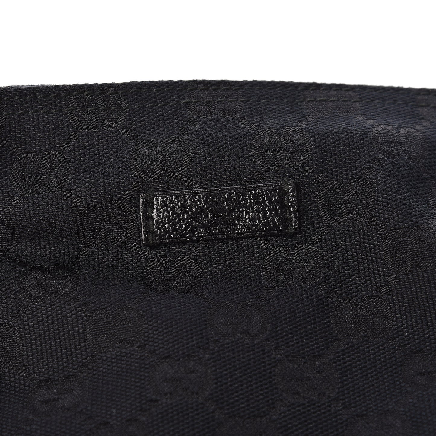 Monogram Web Small Flat Messenger Bag Black