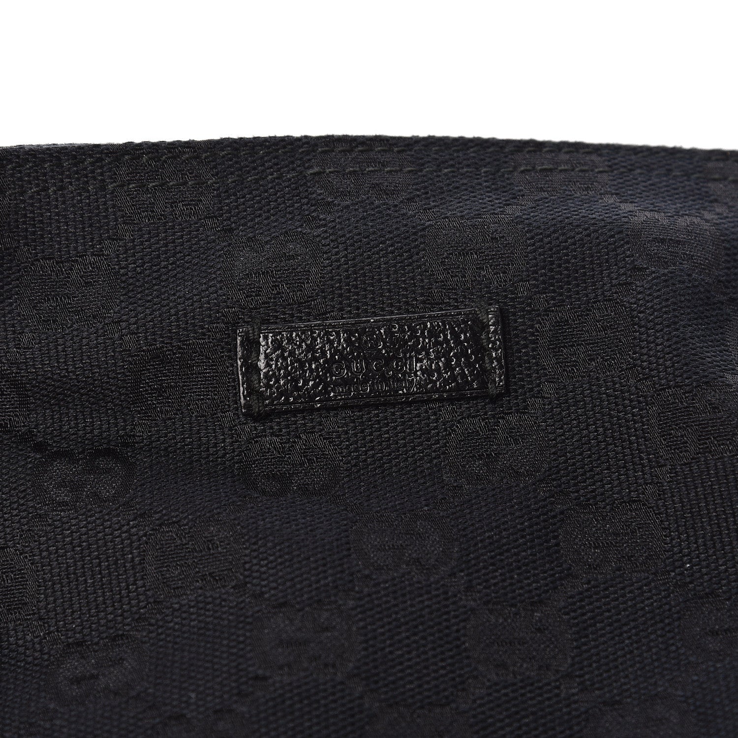 Gucci Monogram Web Small Flat Messenger Bag Black 11 of 11
