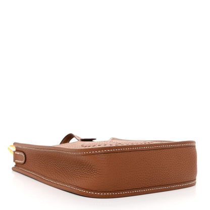 Hermes Taurillon Clemence Evelyne TPM Gold 3 of 10