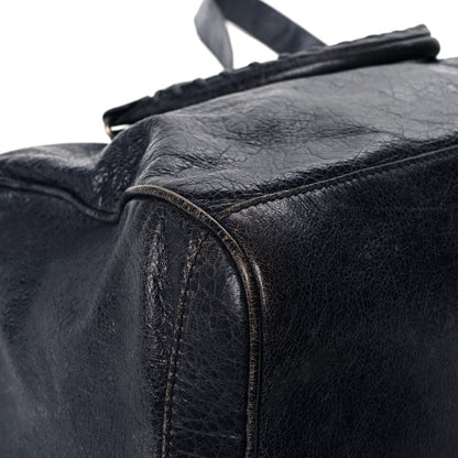 Balenciaga Agneau Classic Hardware Small Squash Duffel Bag Bleu Nuit 11 of 17