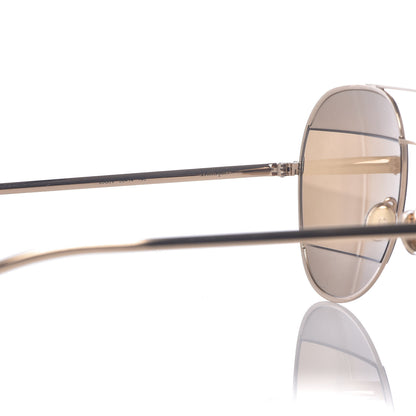 Christian Dior Split 1 Aviator Sunglasses Gold 5 of 7