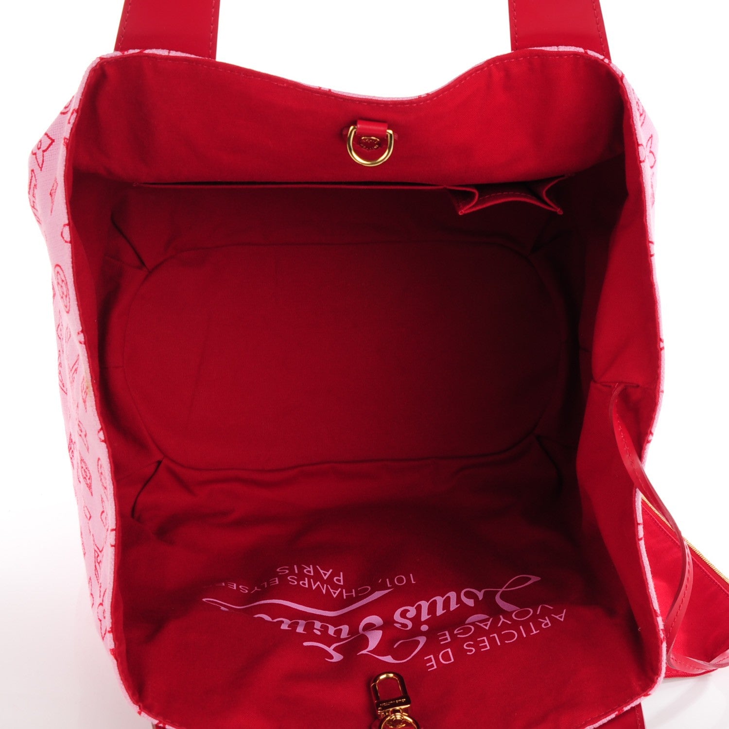 Louis Vuitton Canvas Cabas Ipanema PM Pink 6 of 8