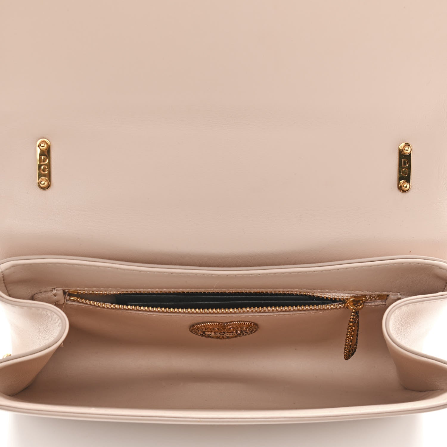 Dolce & Gabbana Calfskin Medium Devotion Crossbody Bag Cipria 5 of 10
