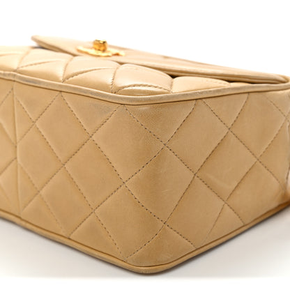 Chanel Lambskin Quilted Tassel Flap Camera Bag Light Beige 11 of 13
