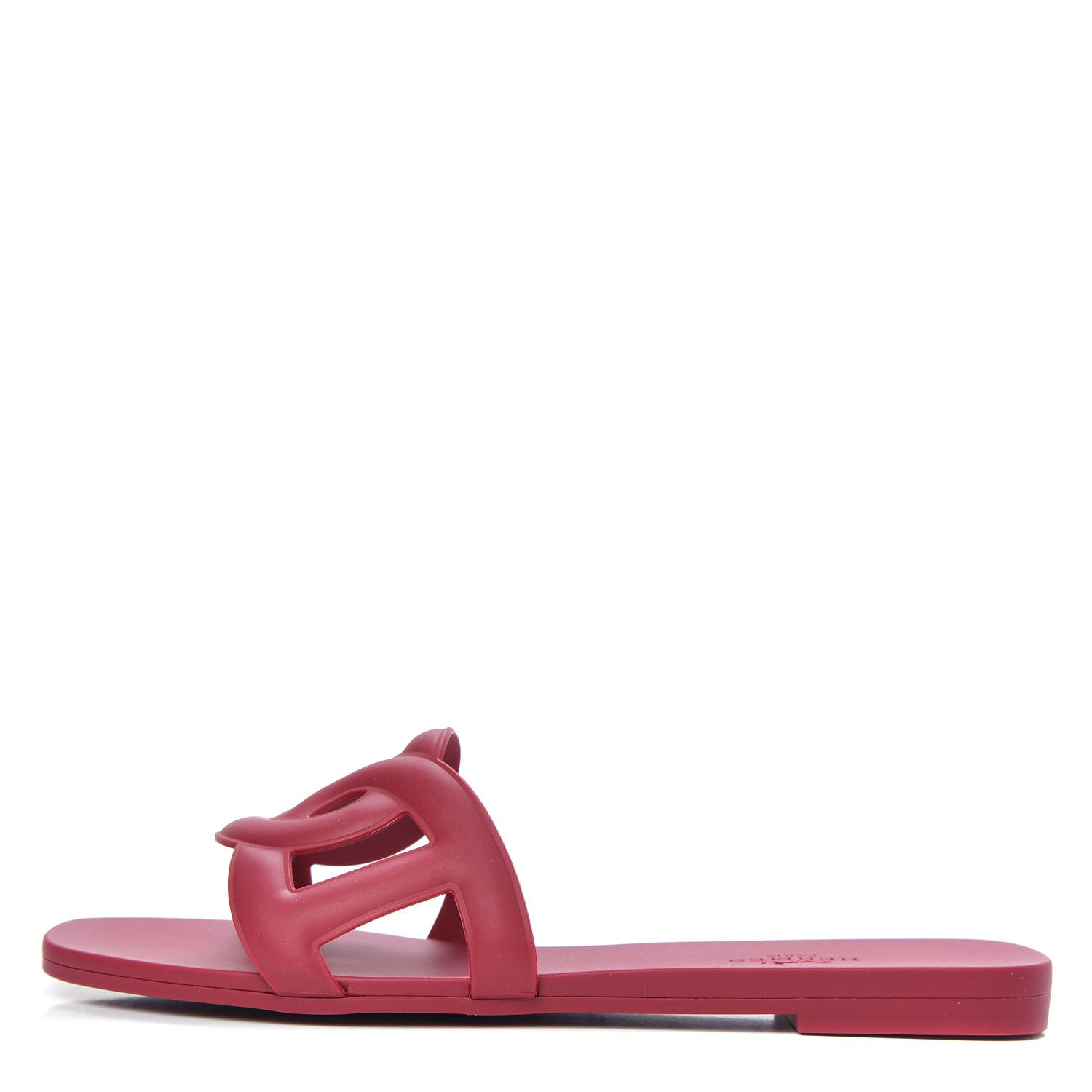 Hermes Rubber Aloha Sandals 36 Rose Baie 1 of 8