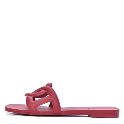 Hermes Rubber Aloha Sandals 36 Rose Baie 1 of 8