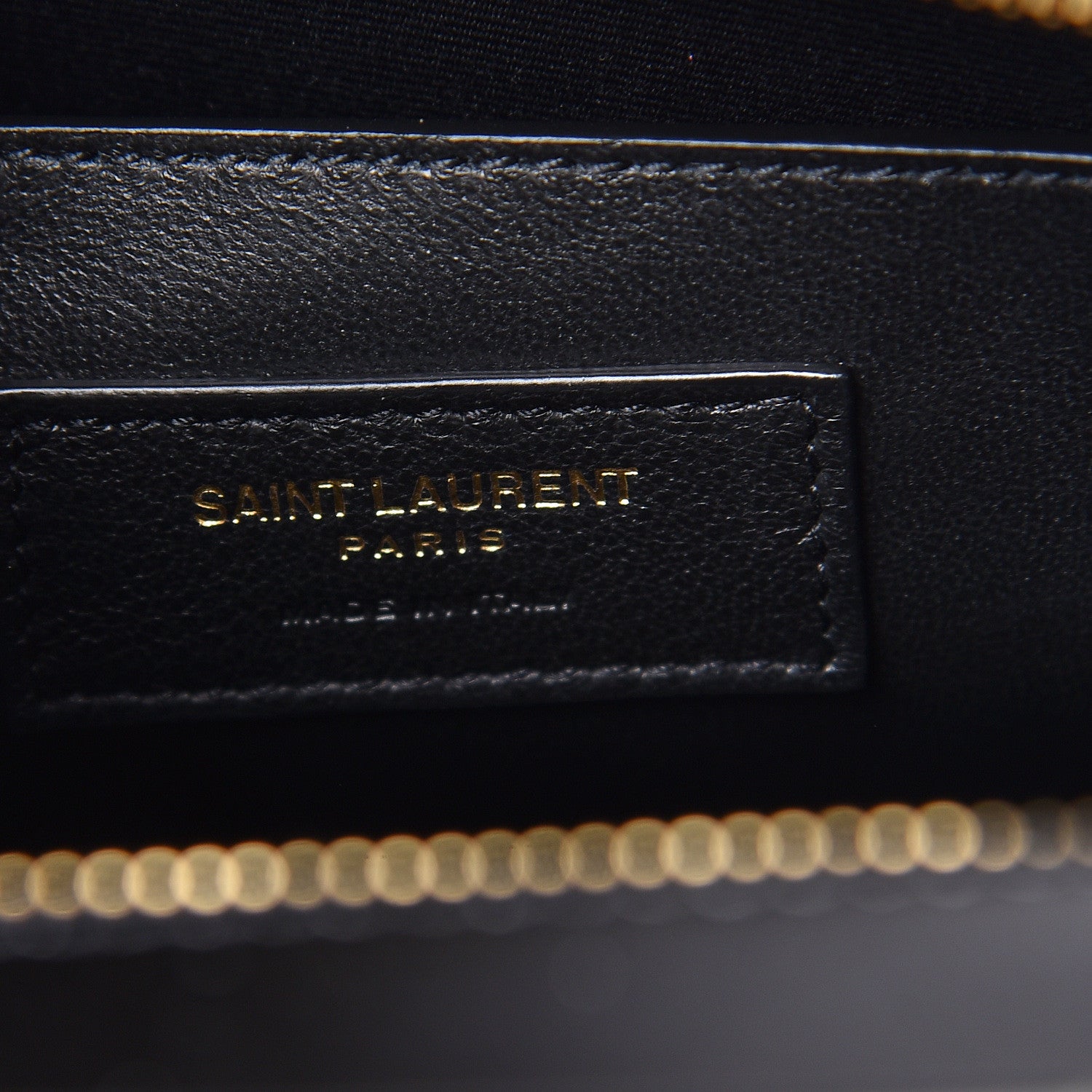 Saint Laurent Calf Hair Calfskin Monogram Medium Uptown Tote Black 10 of 13