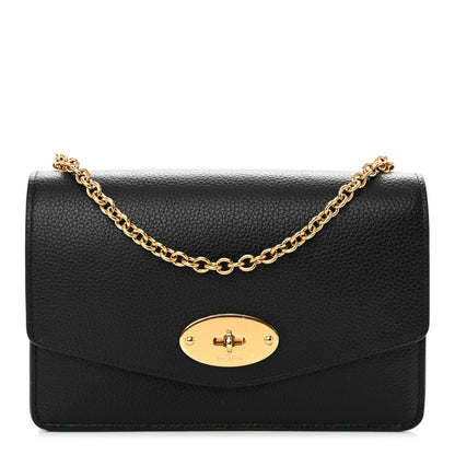 Mulberry Small Classic Grain Calfskin Small Darley Black 1 of 10