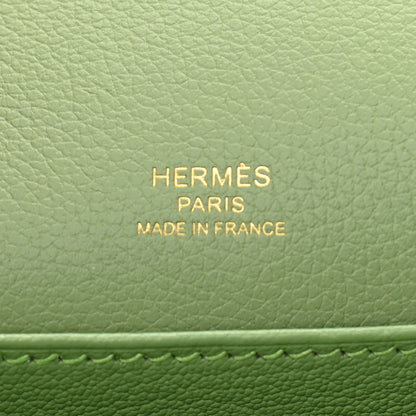 Hermes Evercolor Mini Sac Roulis Vert Criquet 6 of 13