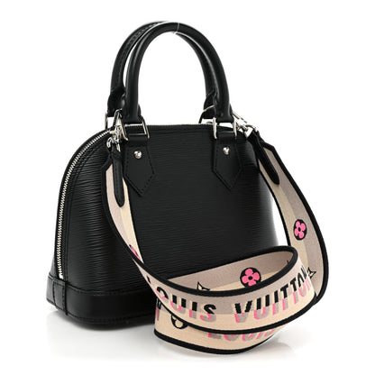 Louis Vuitton Epi Jacquard Alma BB Black 3 of 9