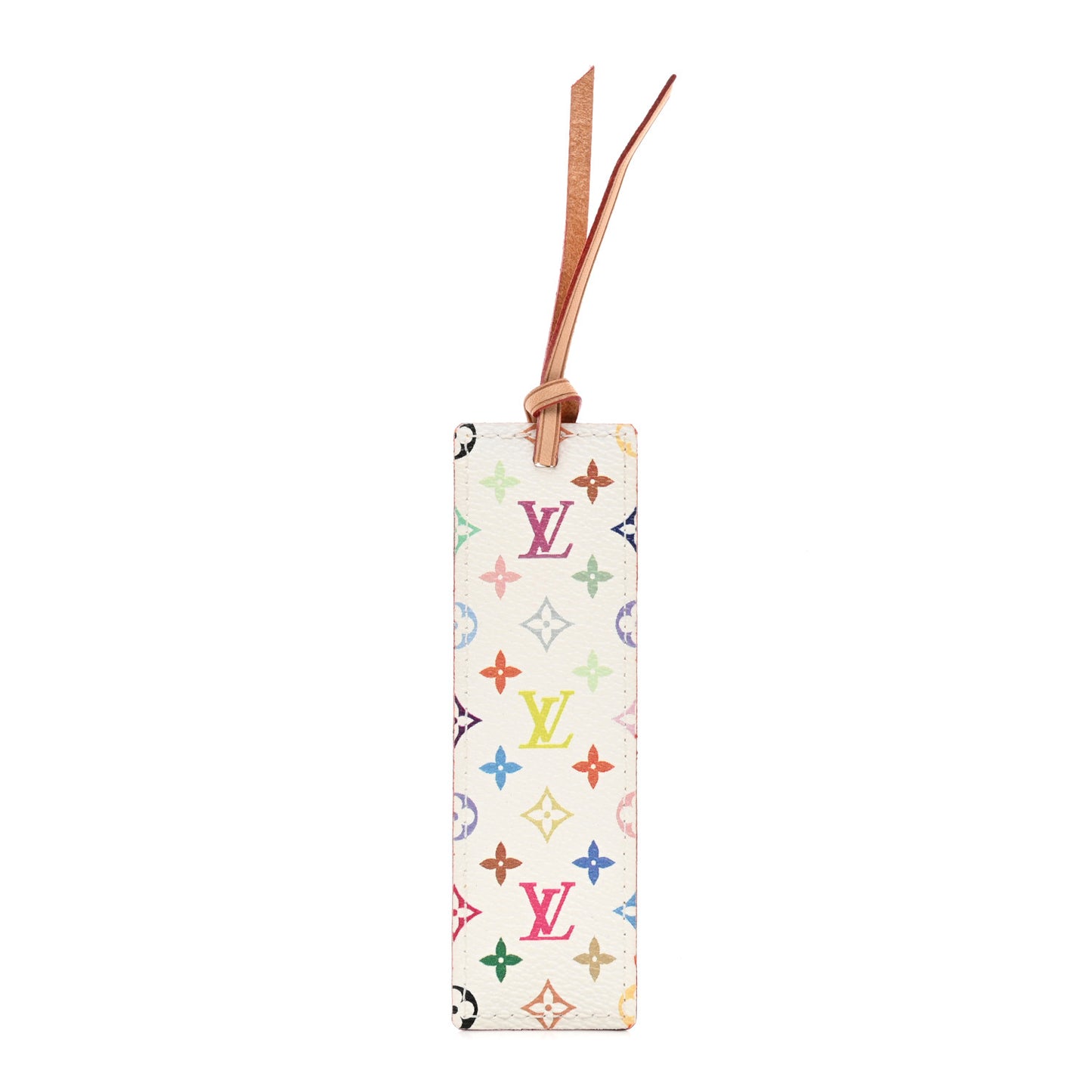 Monogram Multicolor Bookmark VIP White