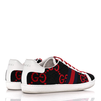 Gucci Terry Cloth GG Monogram Womens Ace Sneakers 39.5 Blue Red 4 of 10