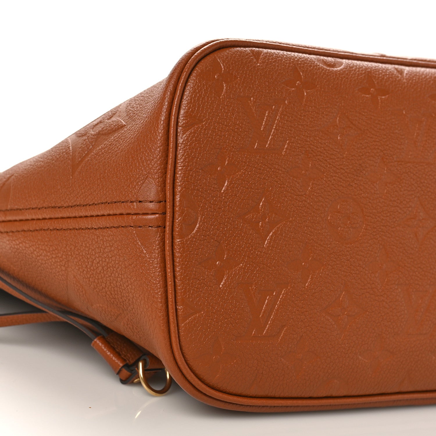 Louis Vuitton Empreinte Monogram Giant Neverfull MM Cognac 9 of 10