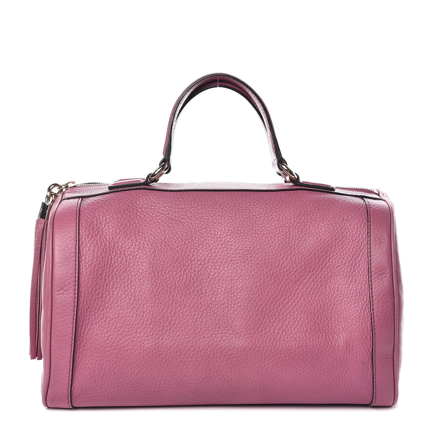 Pebbled Calfskin Medium Soho Boston Fresia Rose