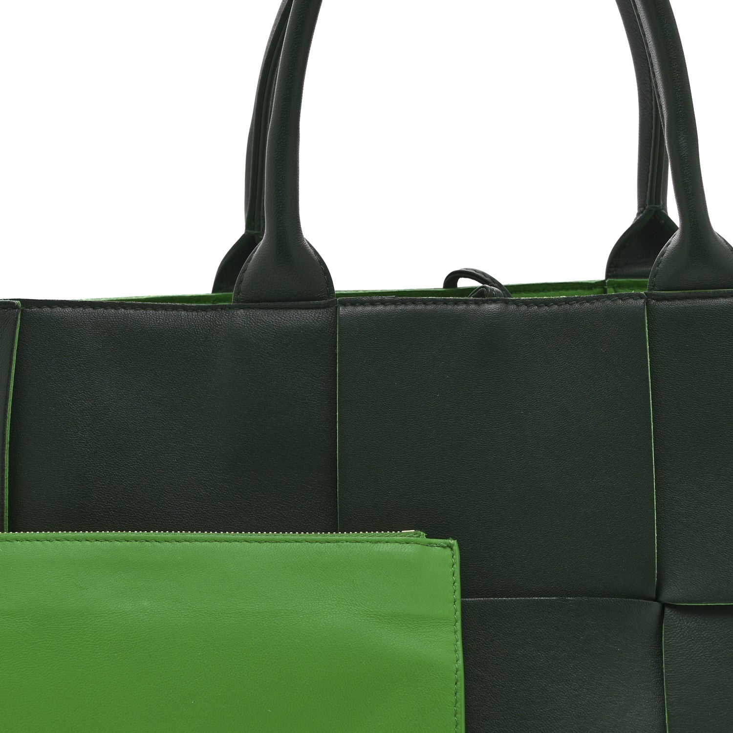 Bottega Veneta Calfskin Maxi Intrecciato Medium Arco Tote Raintree 8 of 10