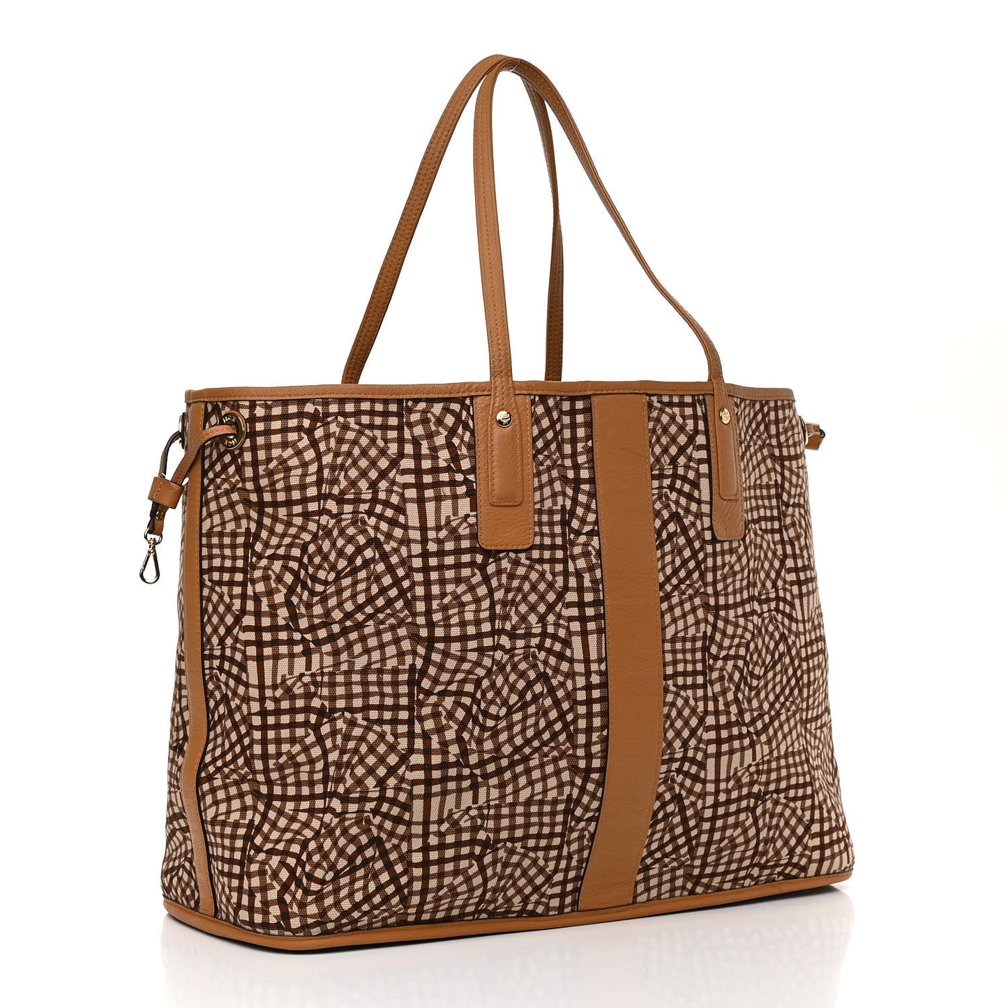 Visetos Large Liz Reversible Shopper Tote Cognac