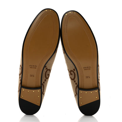 Gucci Canvas GG Monogram Horsebit Womens Jordaan Loafers 36.5 5 of 10