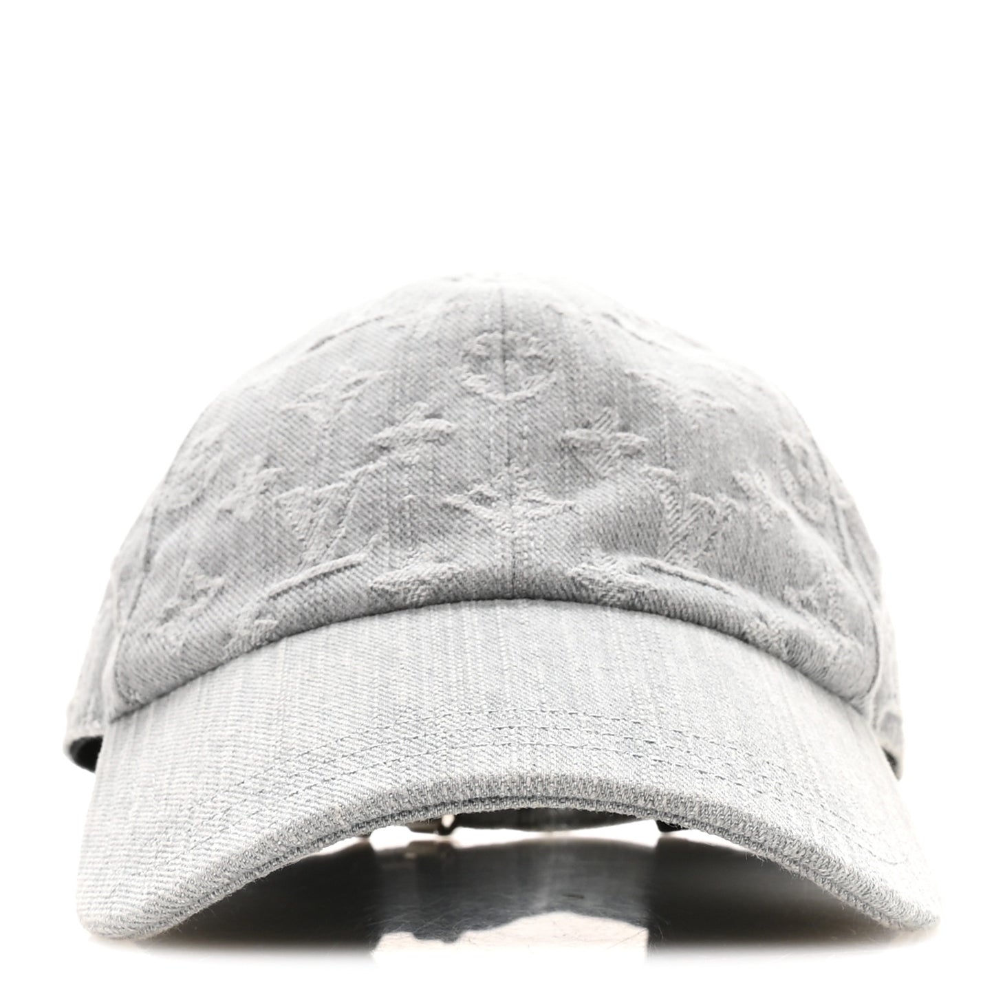 Monogram Denim Cap S Grey