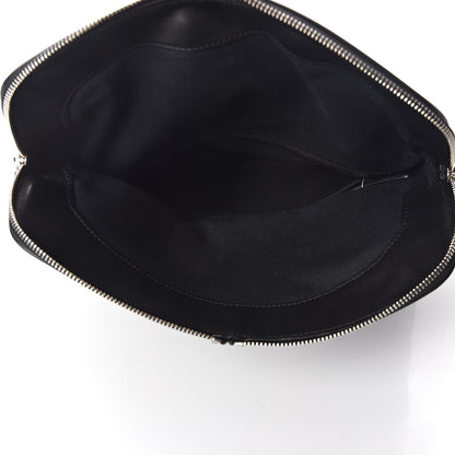 Alexander McQueen Calfskin Studded Padlock Skull Clutch Black 7 of 9