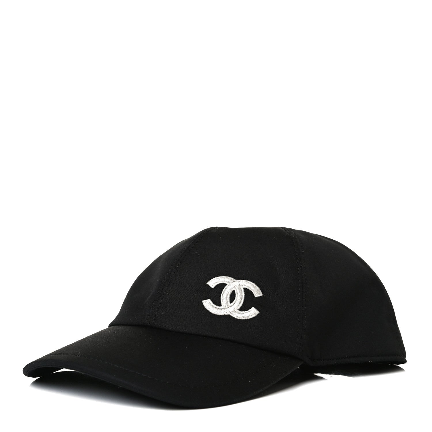 Chanel Cotton CC Cap Hat Black 1 of 7