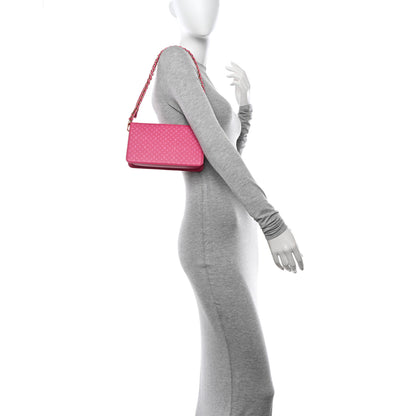 Louis Vuitton Calfskin Nanogram Embossed Lexington Pouch Rose 2 of 11