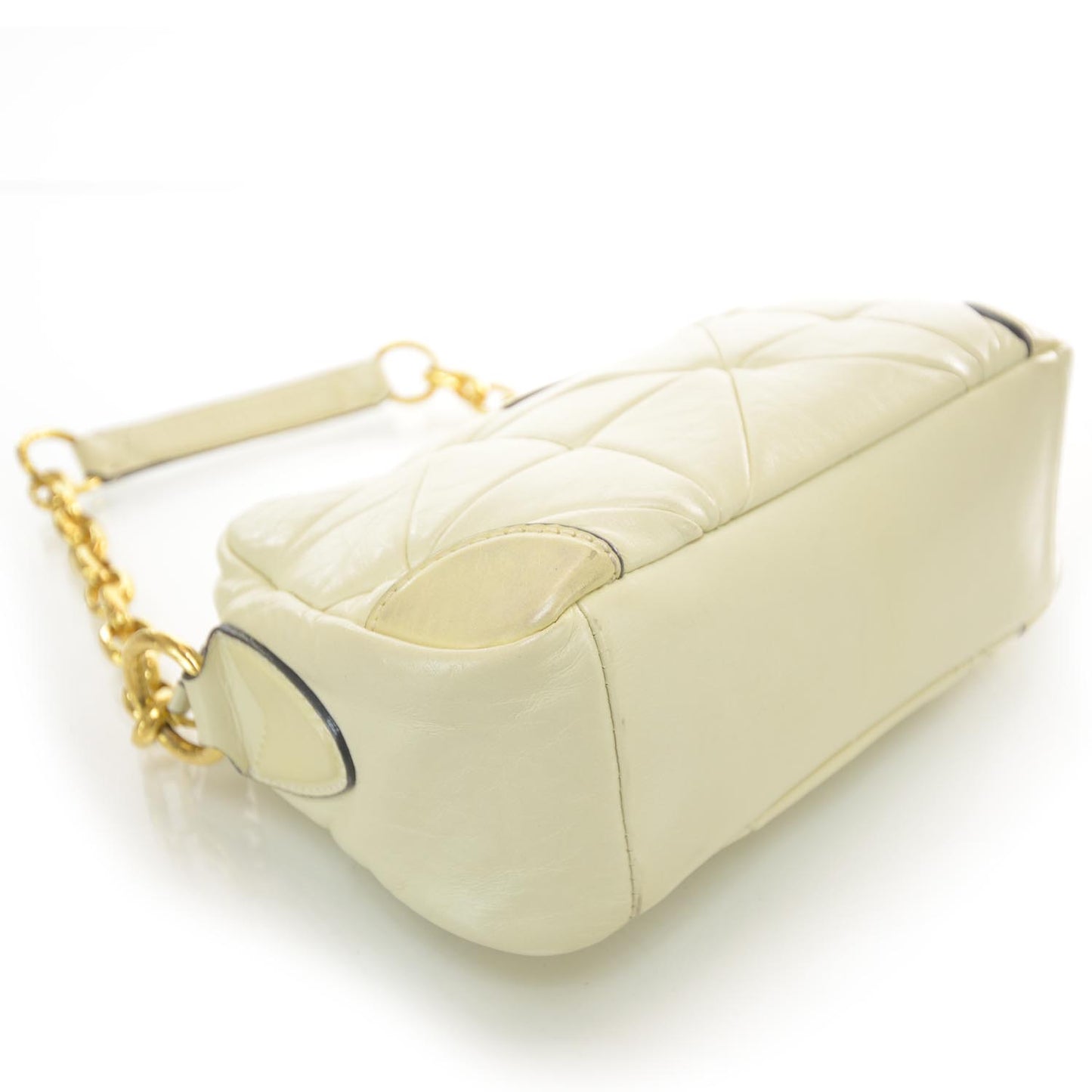 Leather Patchwork Raquel Ivory