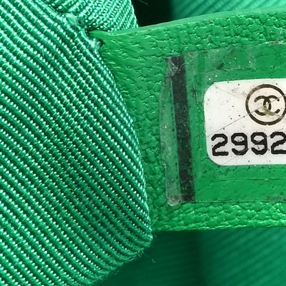 Chanel Lambskin Quilted Maxi Chanel 19 Flap Green 7 of 10