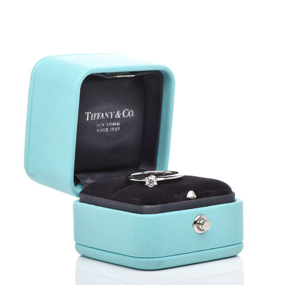 Tiffany Platinum Diamond .20ct Solitaire Engagement Ring 52 6 6 of 6