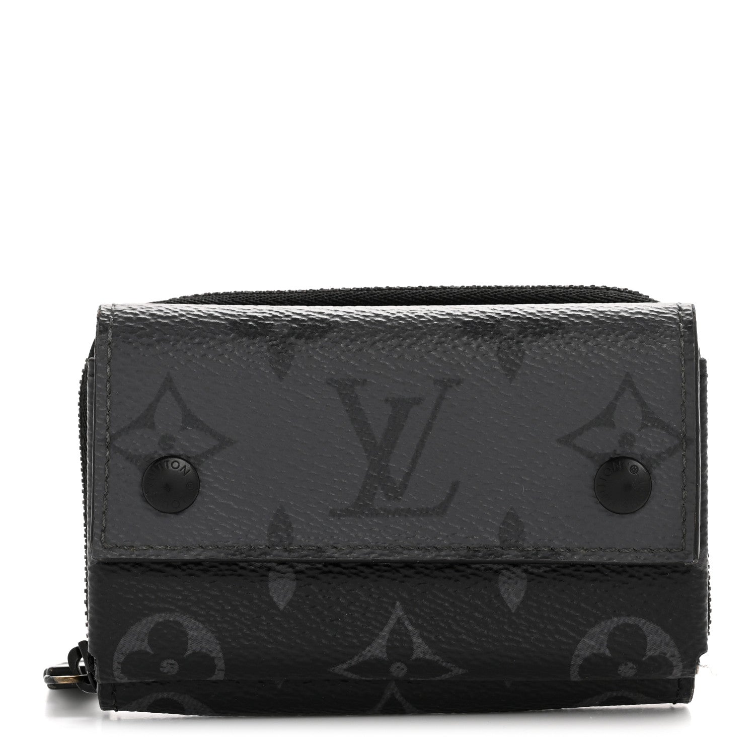 Louis Vuitton Reverse Monogram Eclipse Organizer Zippy Compact Wallet 1 of 10
