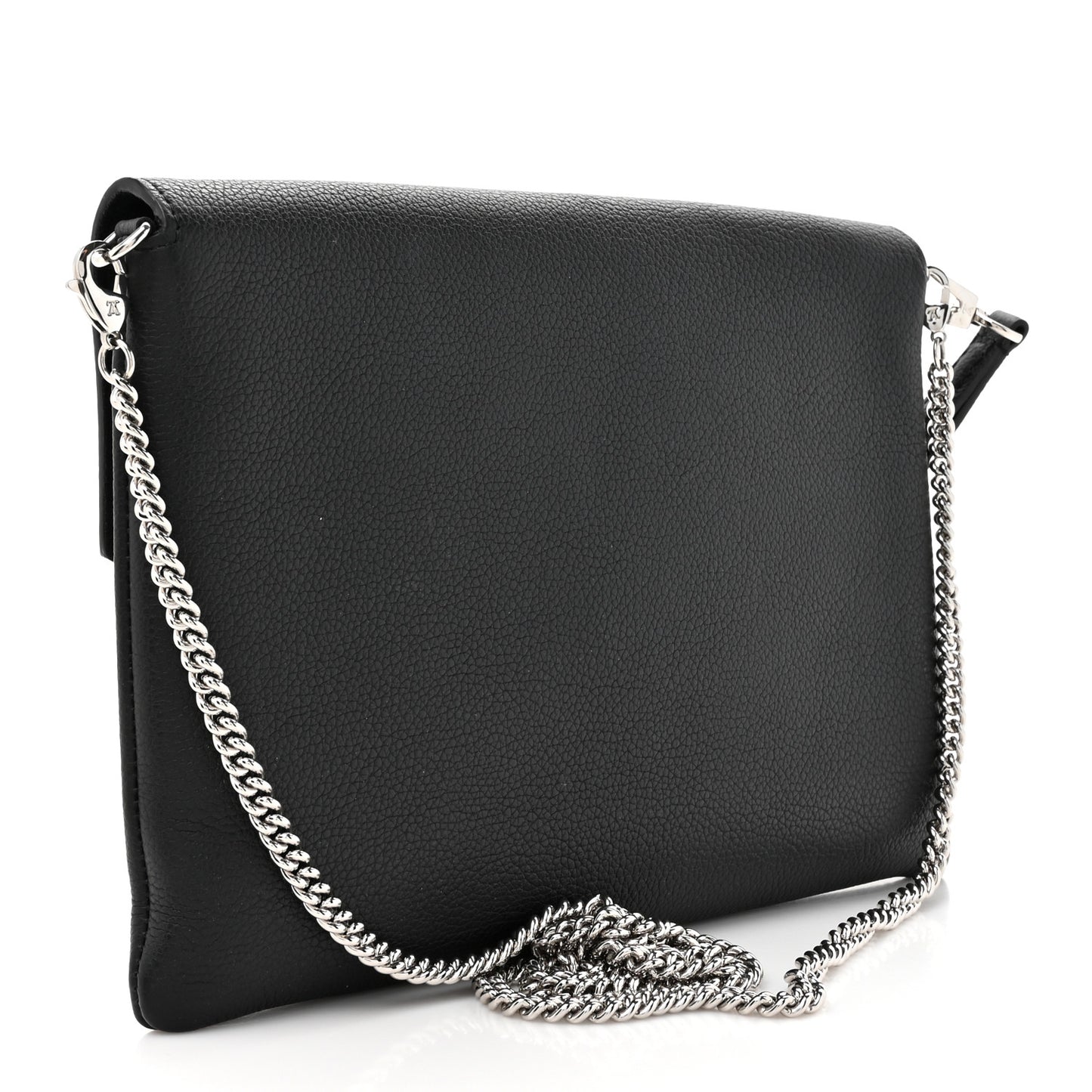 Soft Calfskin My Lockme Chain Pochette Black