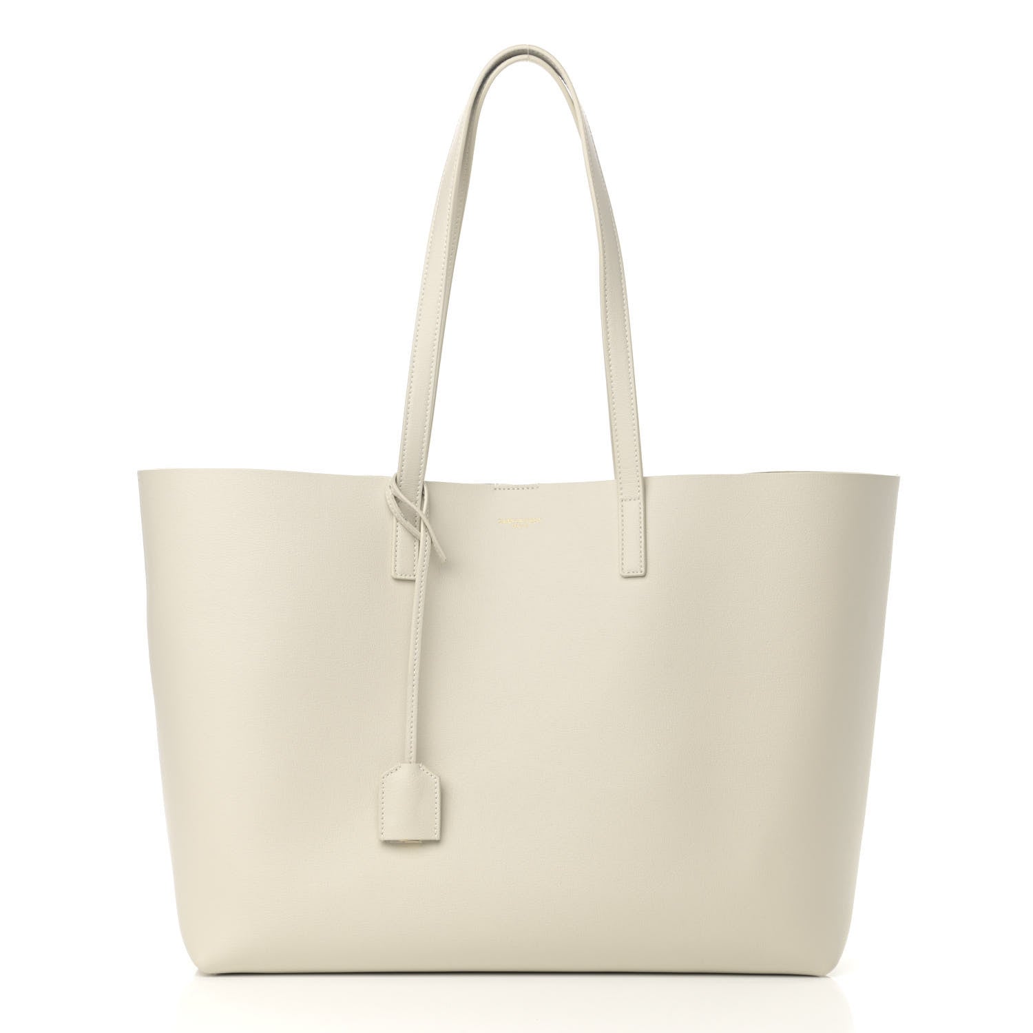 Saint Laurent Calfskin Large Shopping Tote Porcellana 3 of 12