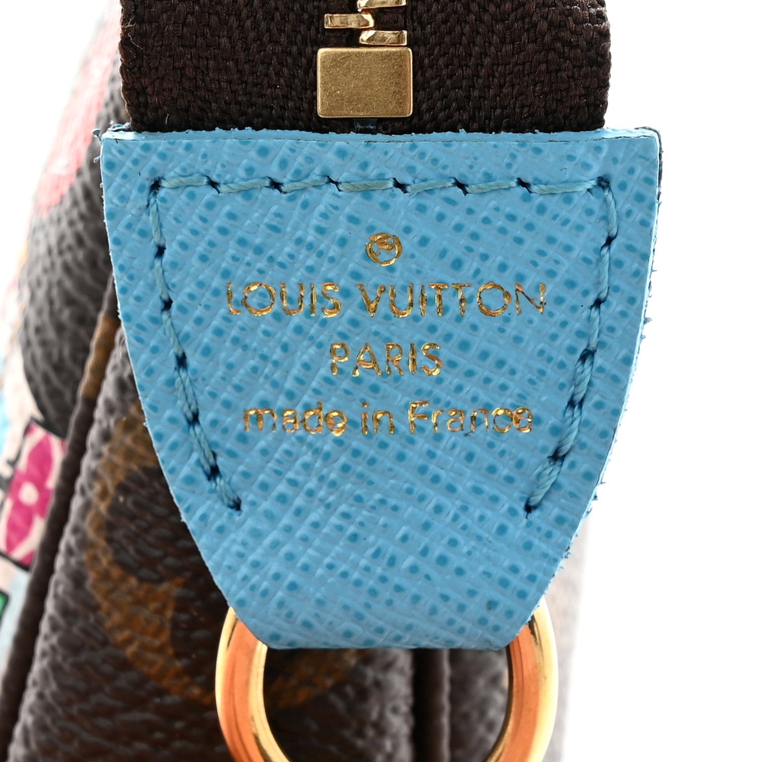 Louis Vuitton Monogram 2022 Christmas Animation Toyko Mini Pochette Accessories Blue 6 of 7