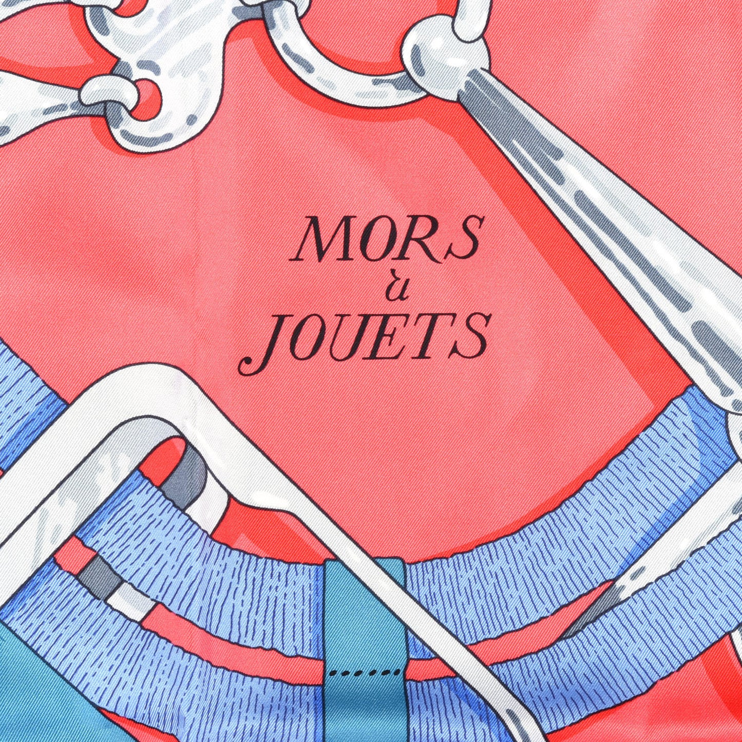 Silk Mors A Jouets Chemise Scarf 90 Rose Vif Bleu Jean