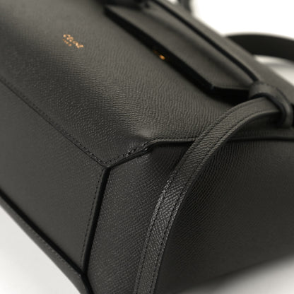 Celine Grained Calfskin Nano Belt Bag Grey 12 of 13