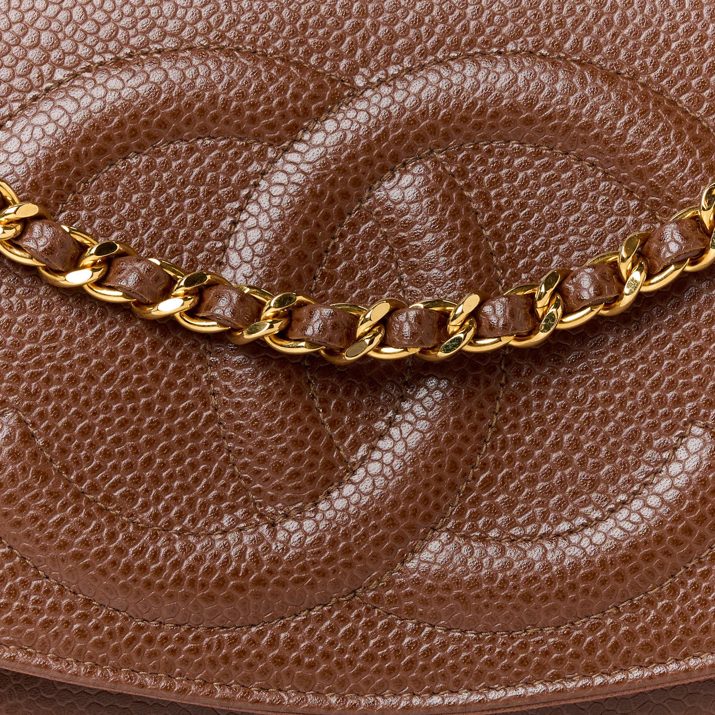 Caviar Timeless CC Wallet On Chain WOC Dark Brown