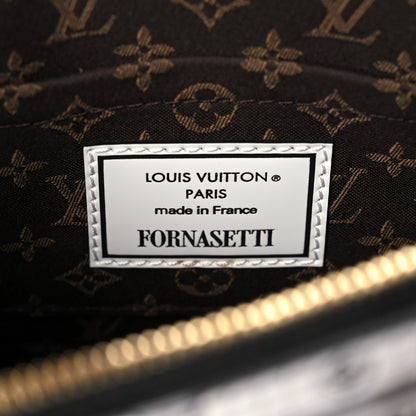 Louis Vuitton X FORNASETTI Calfskin Architettura Alma BB Black White 6 of 10