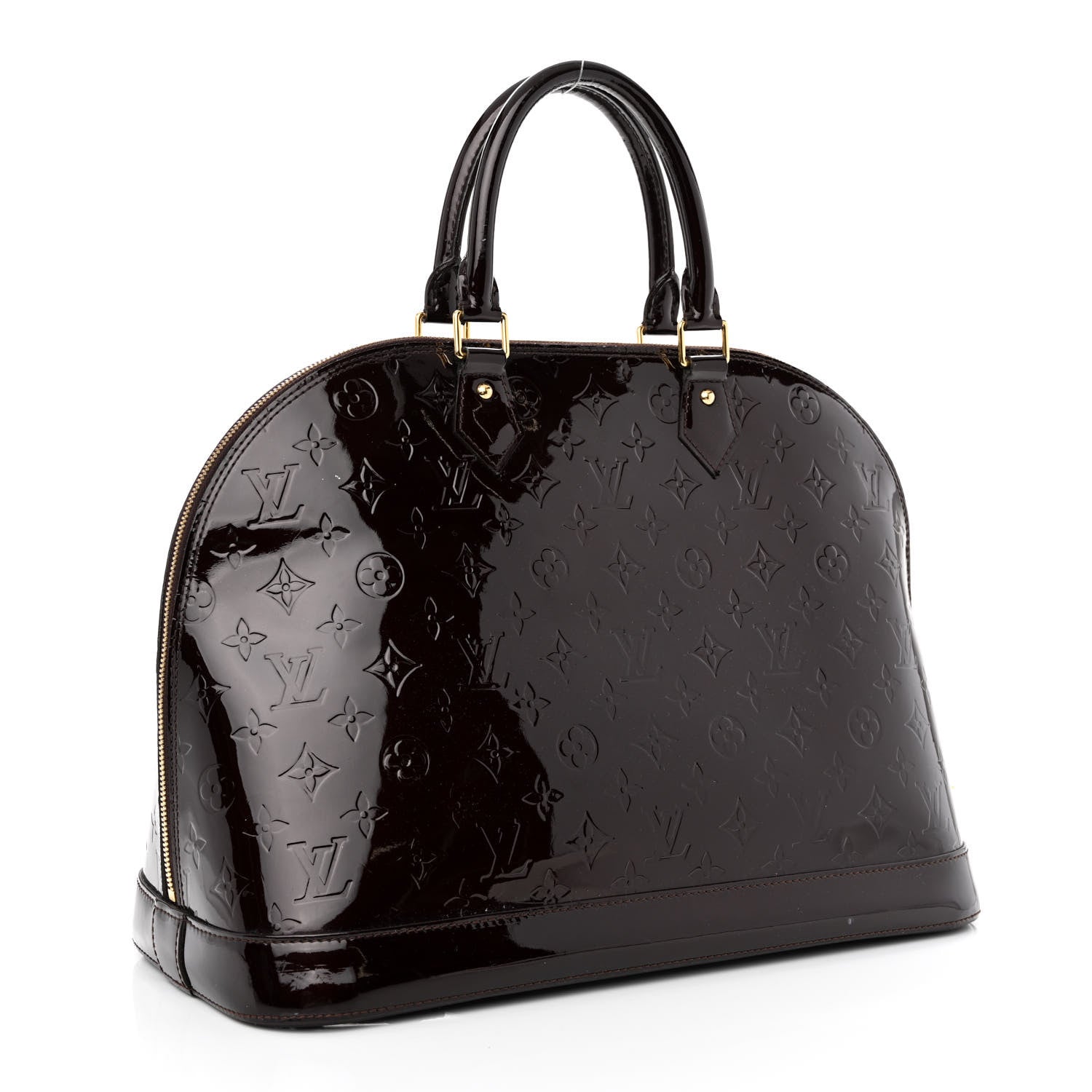 Louis Vuitton Vernis Alma GM Amarante 3 of 10