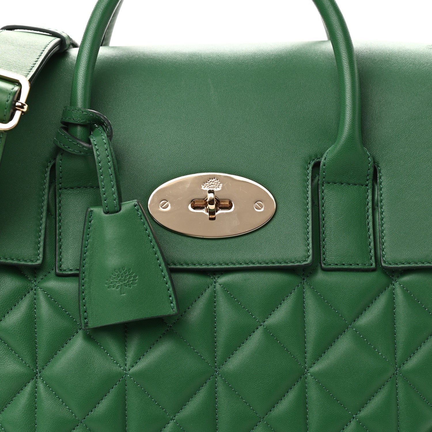 Mulberry Nappa Quilted Medium Cara Delevingne Convertible Bag Green 9 of 12