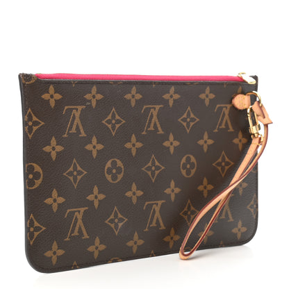 Louis Vuitton Monogram Neverfull MM GM Pochette Pivoine 3 of 7
