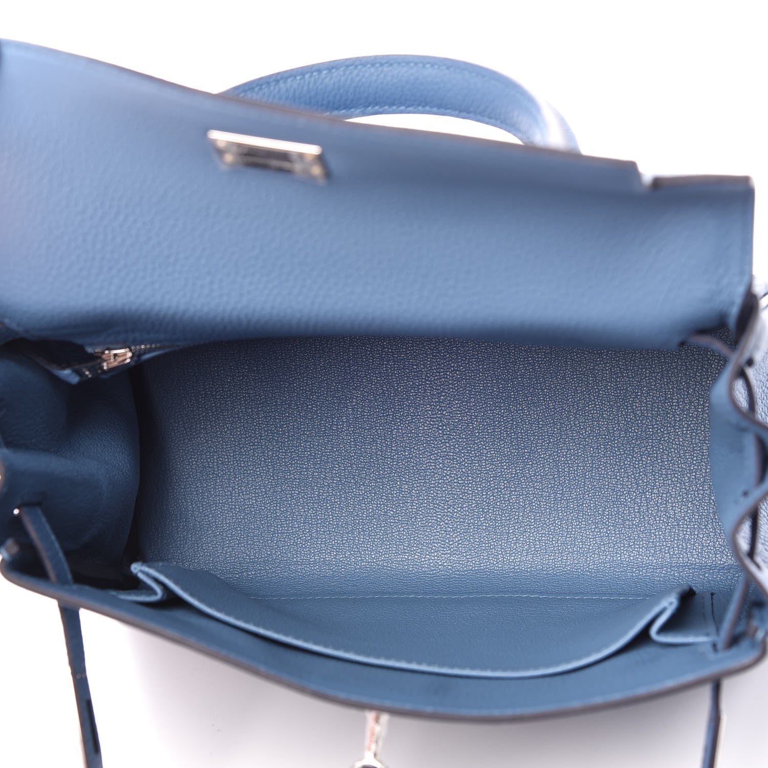 Hermes Togo Kelly Retourne 25 Azur 5 of 8
