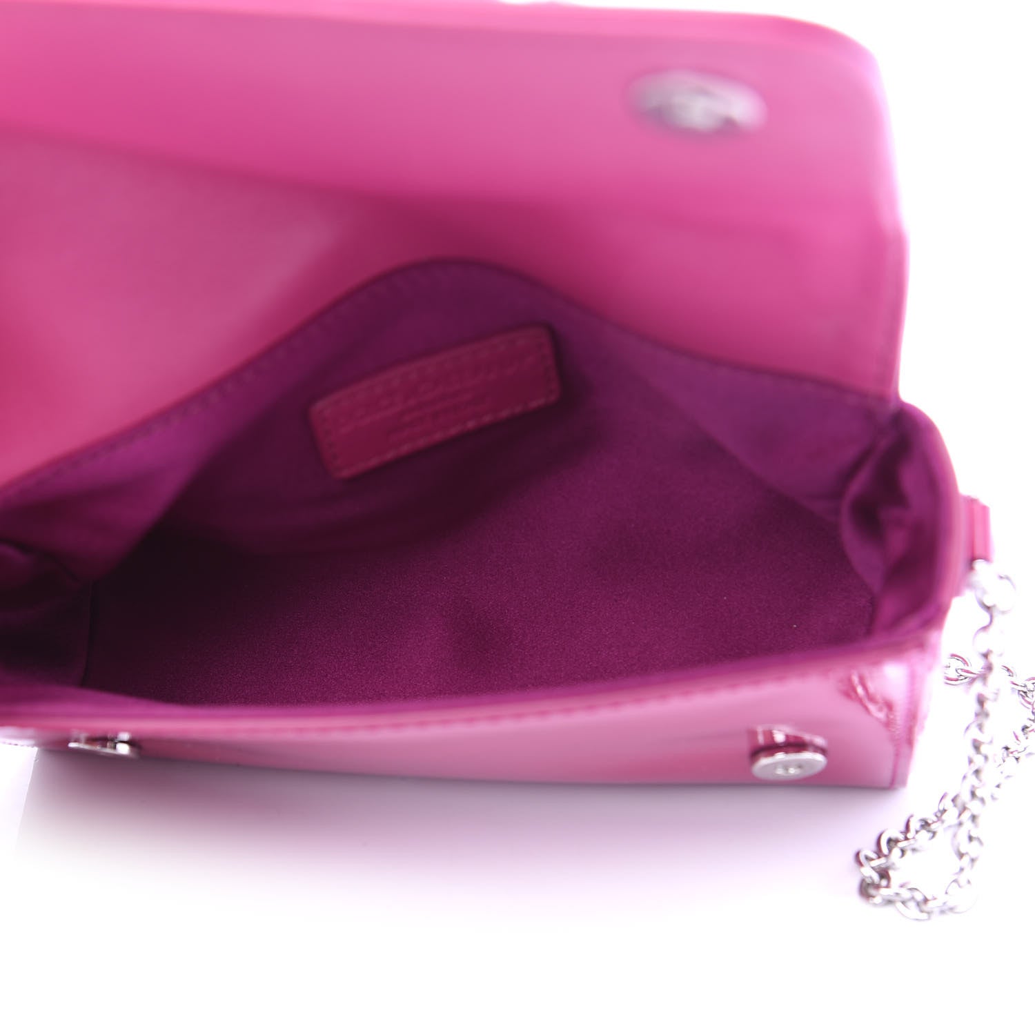 Dolce & Gabbana Patent Crystal DG Girls Crossbody Bag Pink 5 of 9