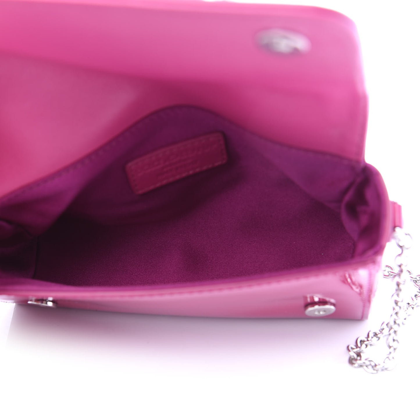 Patent Crystal DG Girls Crossbody Bag Pink