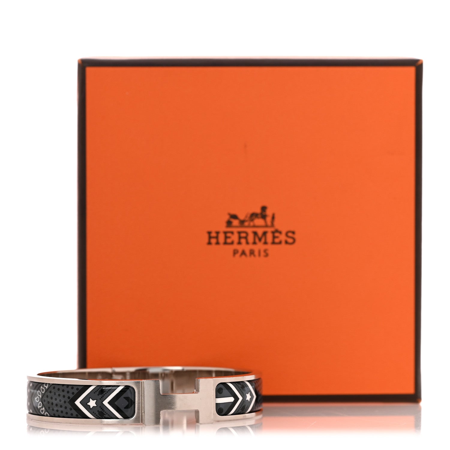 Hermes Enamel Bandana Narrow Clic Clac HH Bracelet T3 Grand Classique 6 of 6
