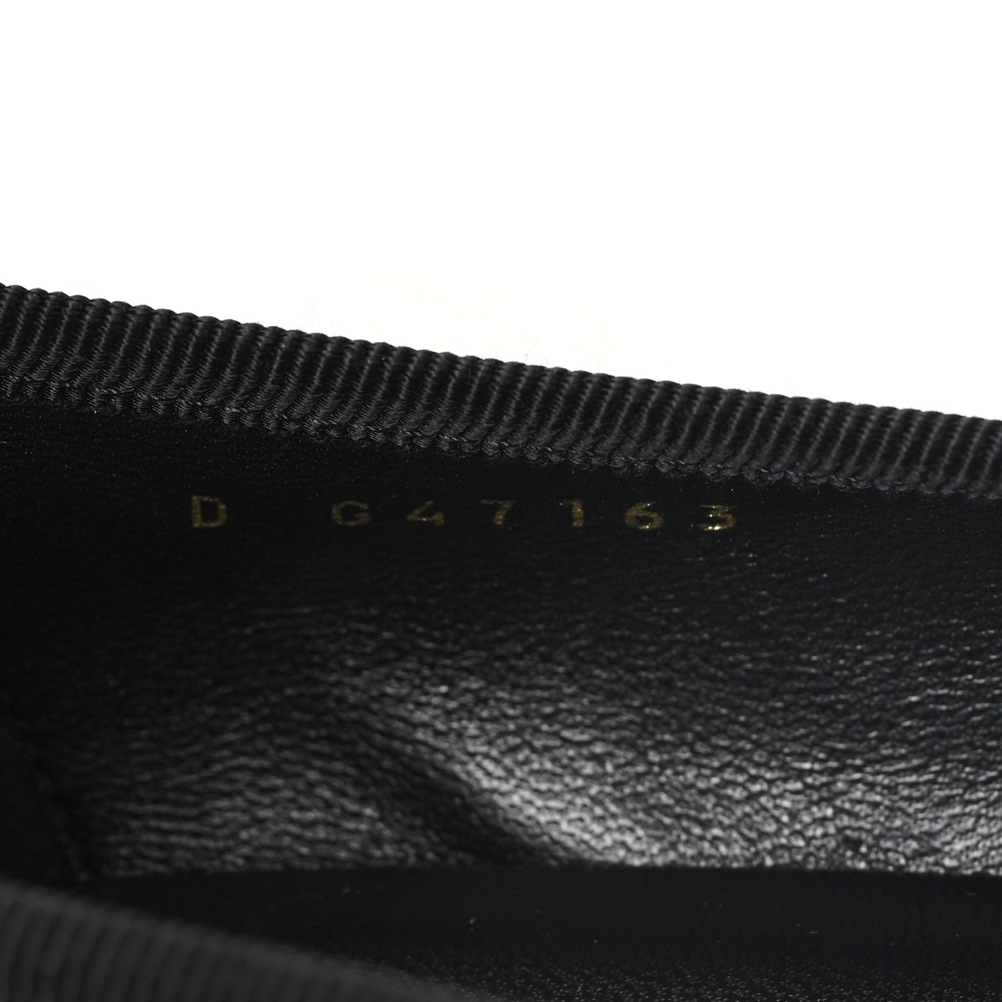 Lambskin Quilted CC Cambon Ballet Flats 35.5 Black White