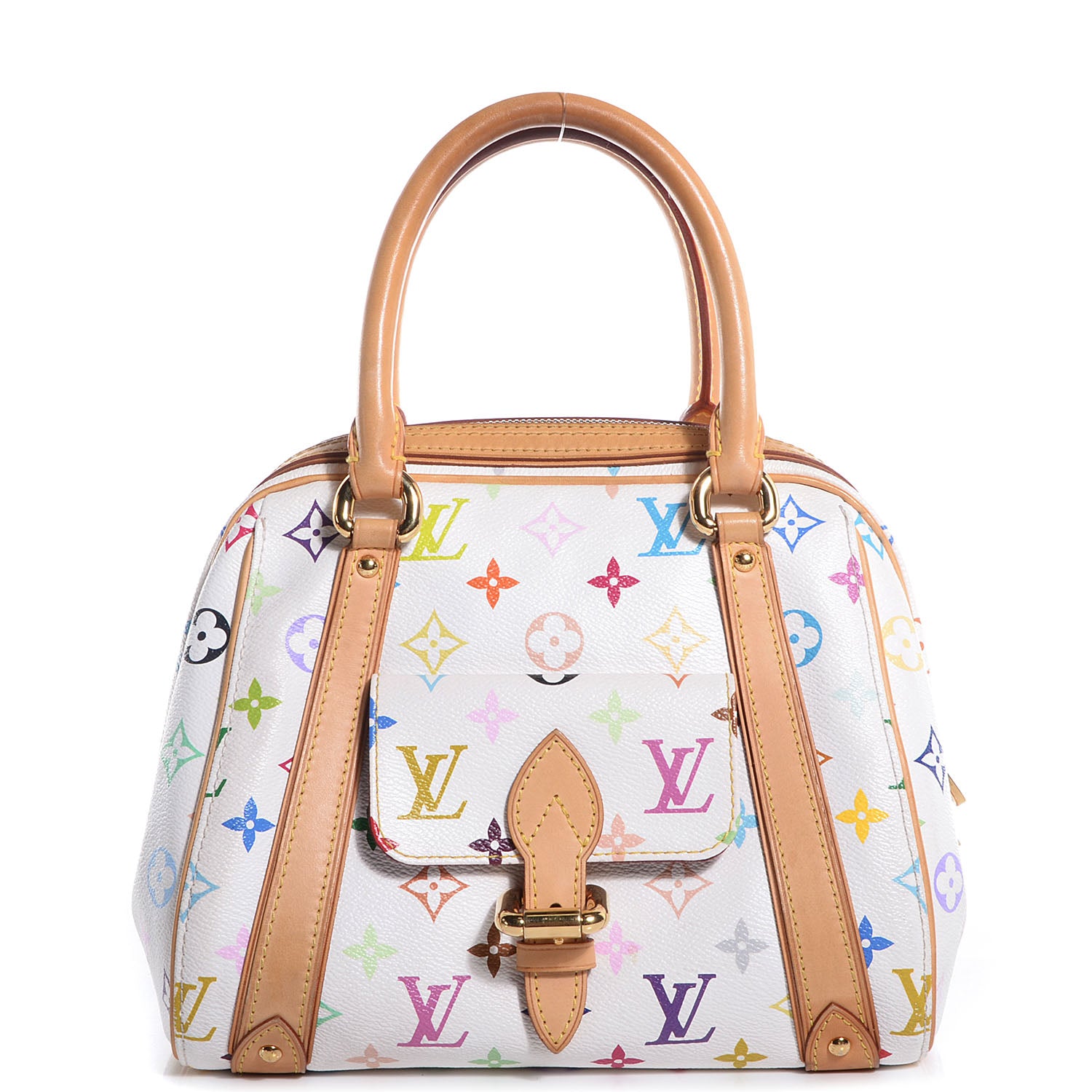 Louis Vuitton Monogram Multicolor Priscilla White 1 of 7