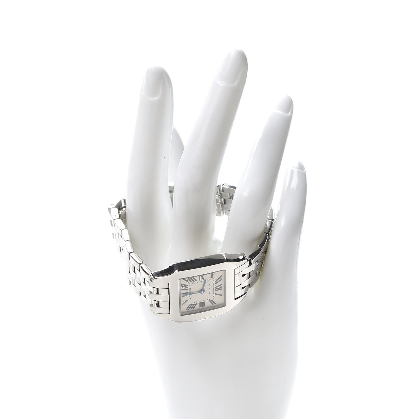 Stainless Steel 26mm Santos Demoiselle Quartz Watch