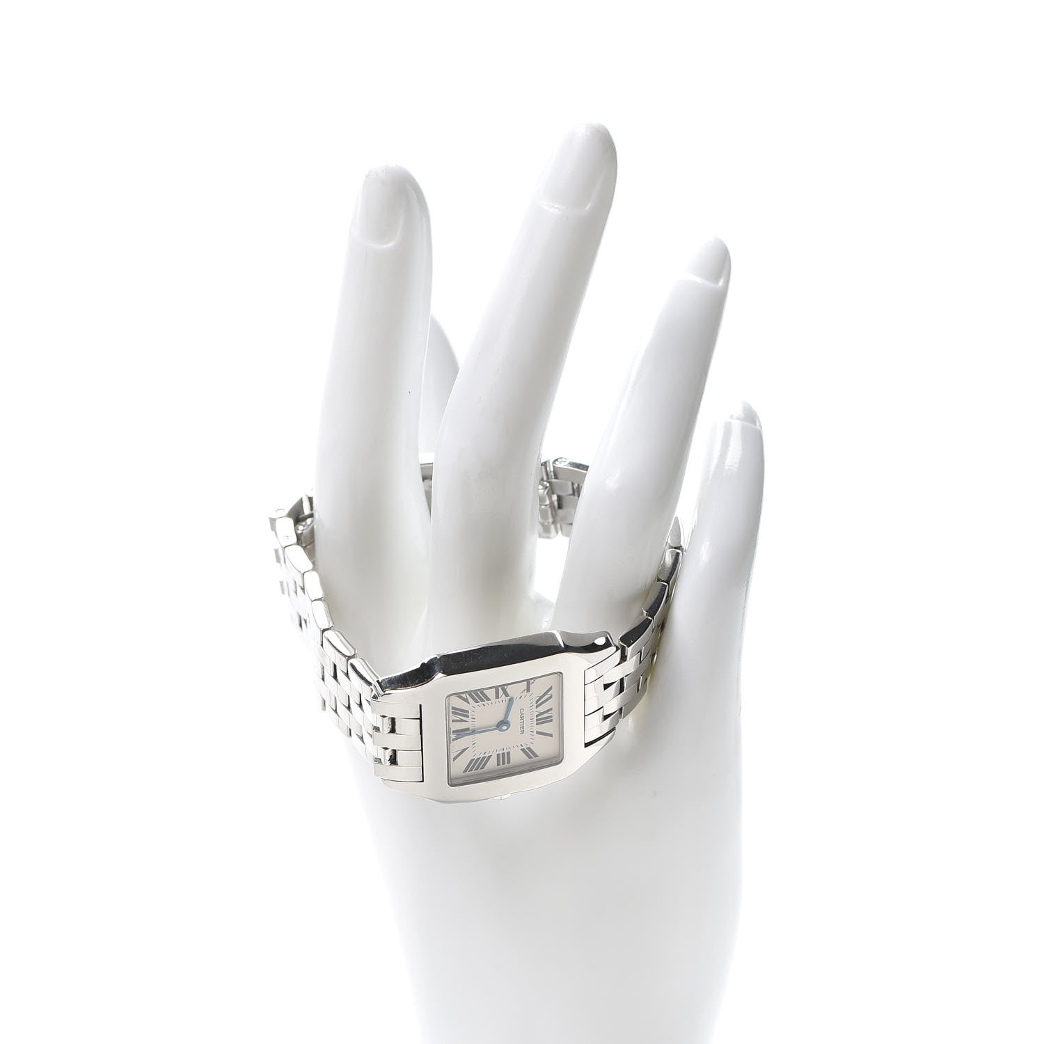 Cartier Stainless Steel 26mm Santos Demoiselle Quartz Watch 2 of 7