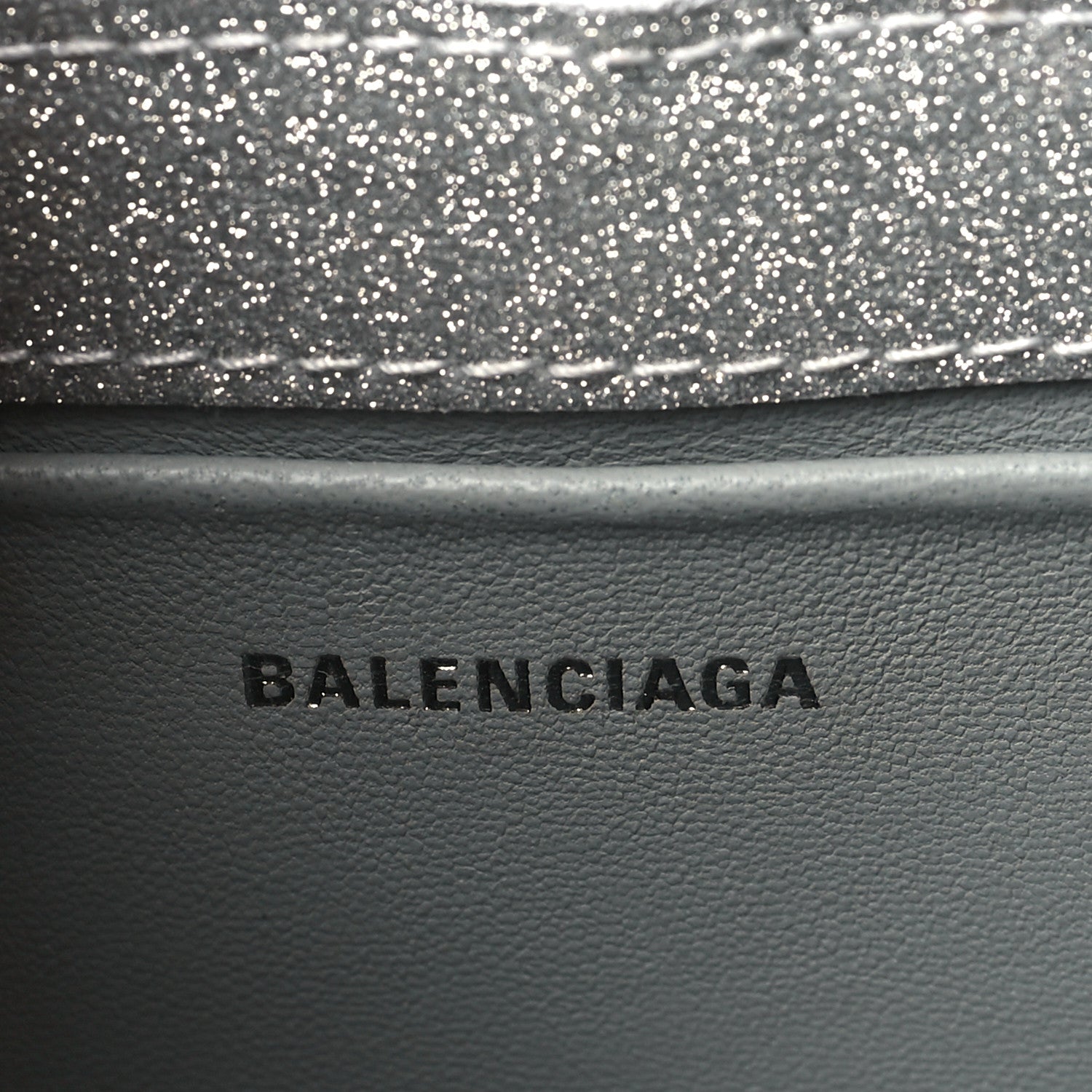 Balenciaga Sparkling Fabric Small XX Flap Stretch Bag Silver 6 of 11