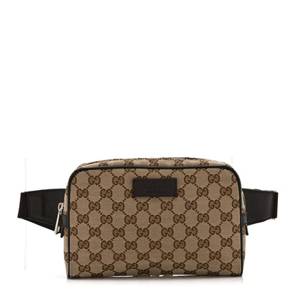 Gucci Monogram Belt Bag Dark Brown 1 of 12
